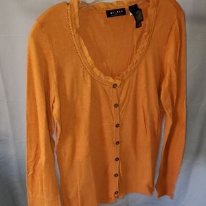 Axcess Orange Scoopneck Sweater